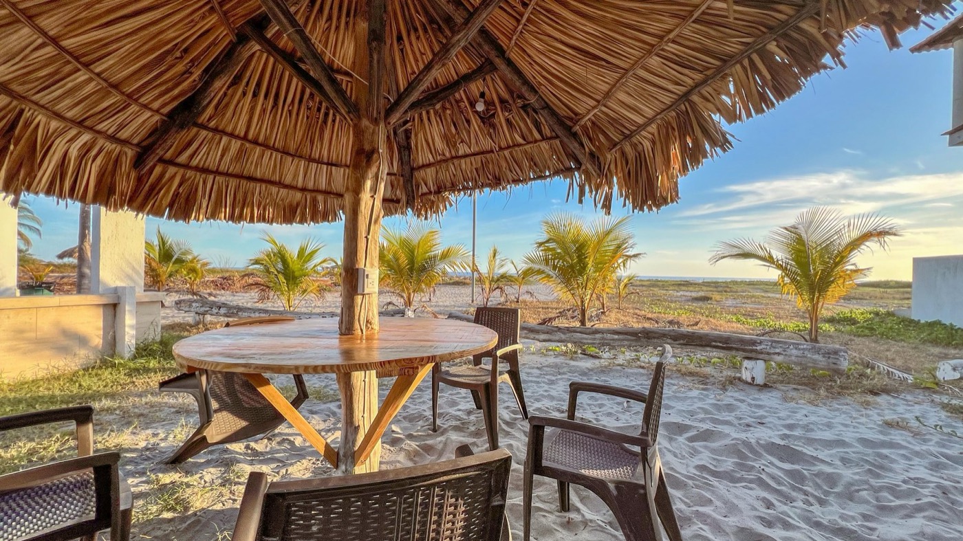 Área de playa y rancho del apartamento en Condominio Residencial Del Mar, Costa del Sol